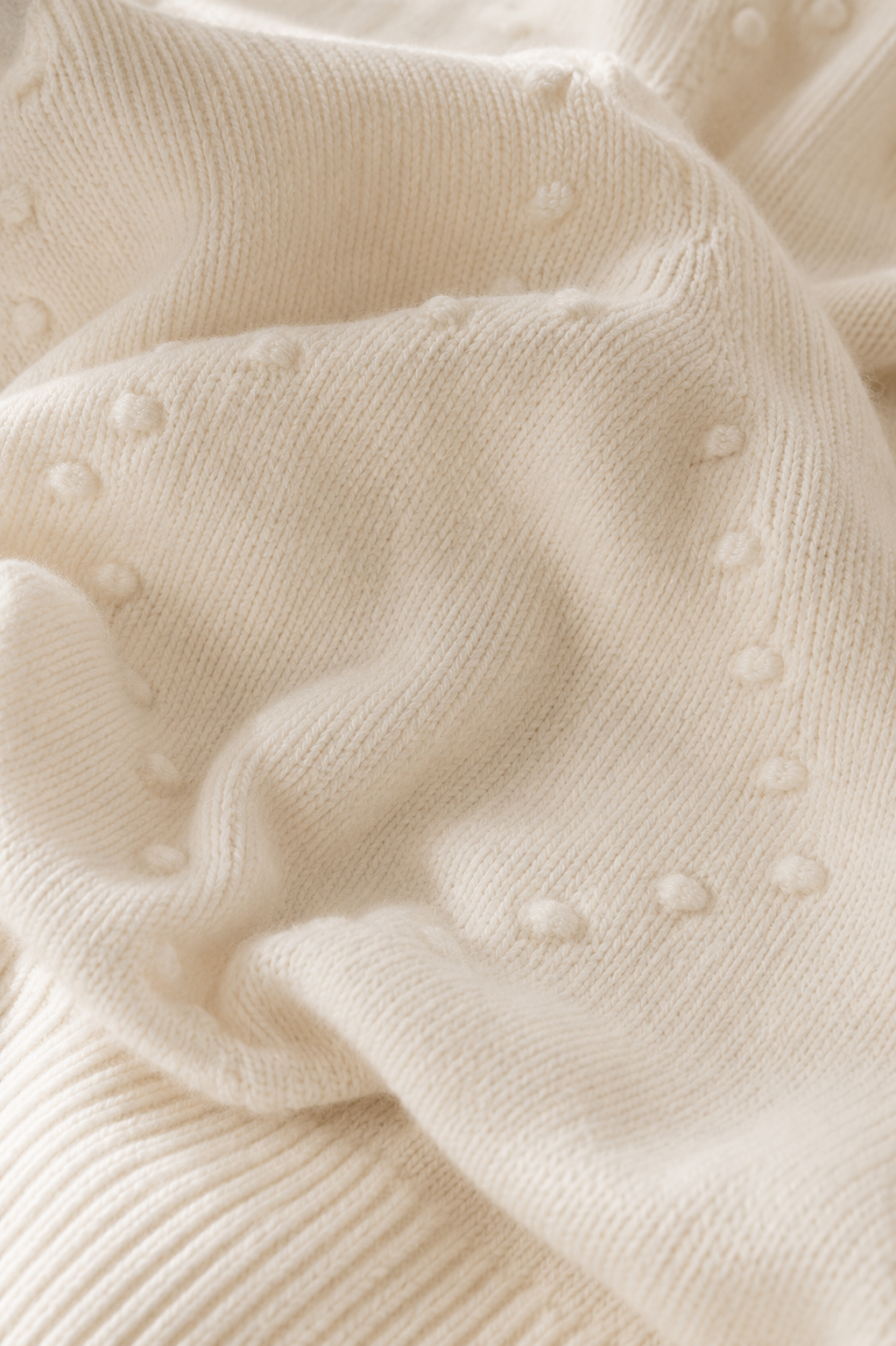 White Knitted Sweater