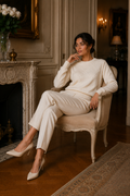 White Knitted Sweater